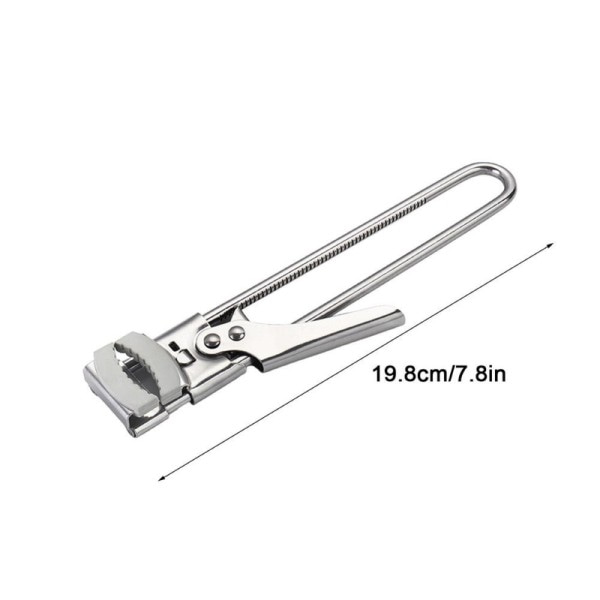 Burk öppnare Justerbar Rostfritt Stål Halkfritt Multifunktion Manuell Burk Flaska Flask Lock öppnare