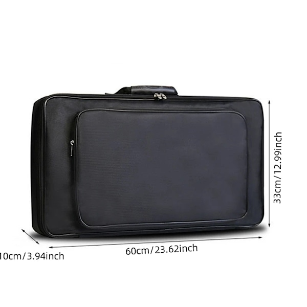 Hög kvalitet Bärbar Gitarr Effekter Pedal Board Gig Bag Soft Case Big Style DIY Guitar Pedalboard Förvaring Tillbehör