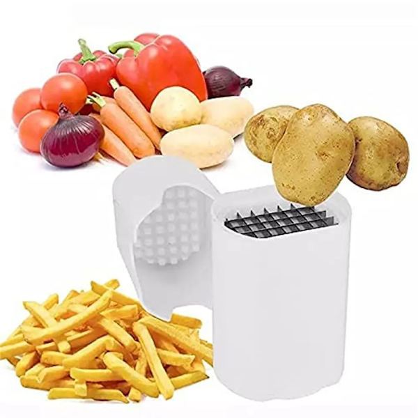 Franska Fry Cutter Naturlig Skär Snabb Skärare Grönsak Potatis Verktyg Mat Veggie Dicer Grönsak Hackare