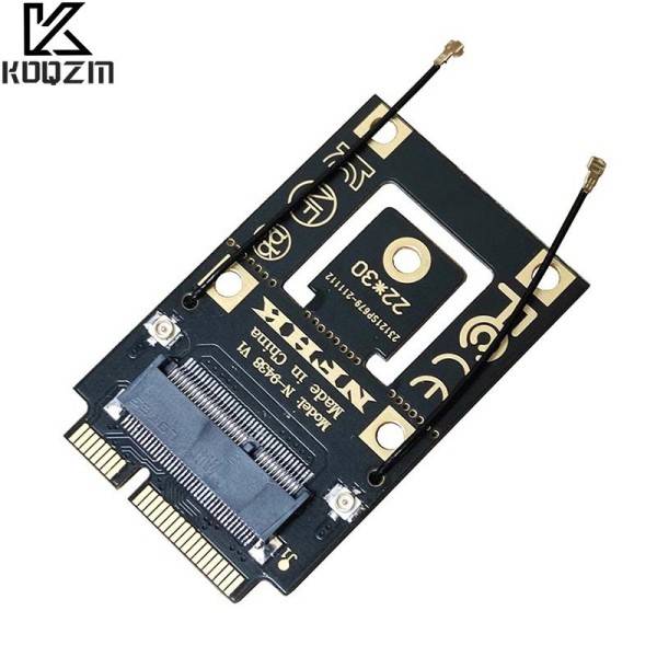 Ny M.2 NGFF To Mini PCI-E (PCIe+USB) Adapter For M.2 Wifi Bluetooth Wireless Wlan Card Intel AX200 9260 8265 8260  For   bærbar PC