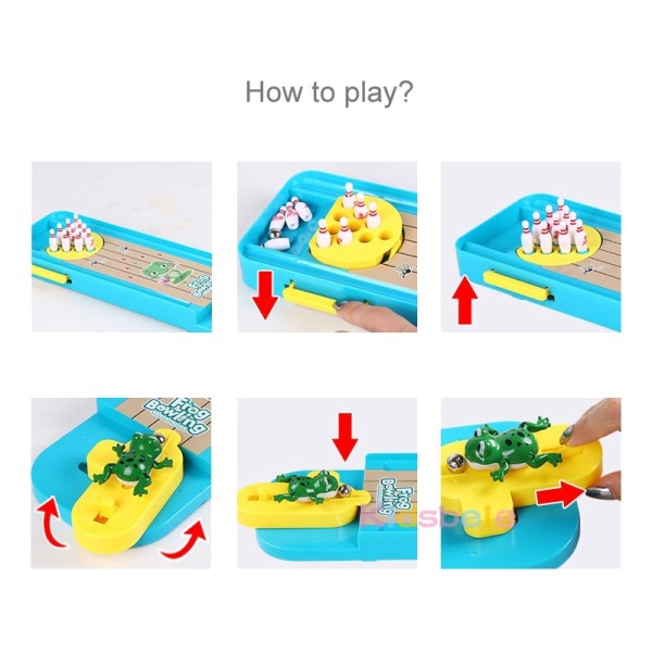 Mini Desktop Bowling Spil Legetøj Sjovt Indendørs Forældre Barn Interaktivt Bord Sport Spil Legetøj