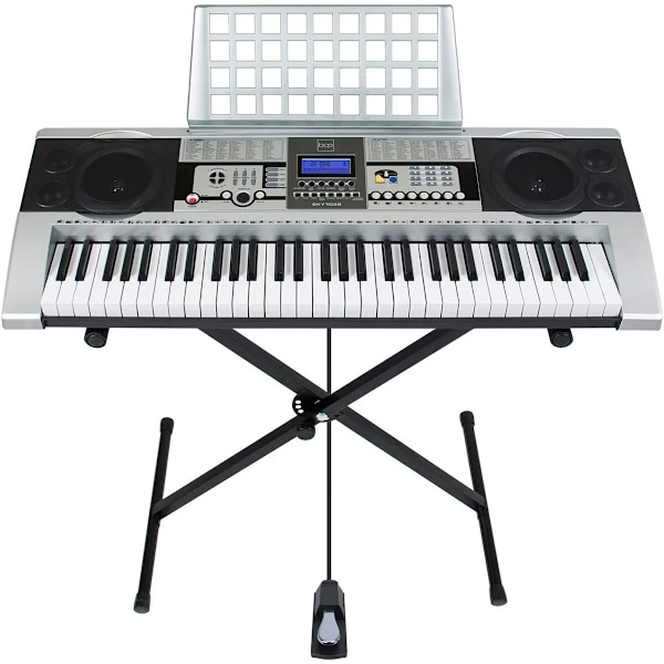 Sustain pedal med polaritet omkopplare för MIDI keyboard synth digitala pianon elektroniskt trumma elektriskt piano