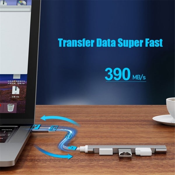 USB C HUB 3.0 Tyyppi C 4 Portti Useita USB jakaja sovitin OTG HUAWEI Xiaomi Macbookille