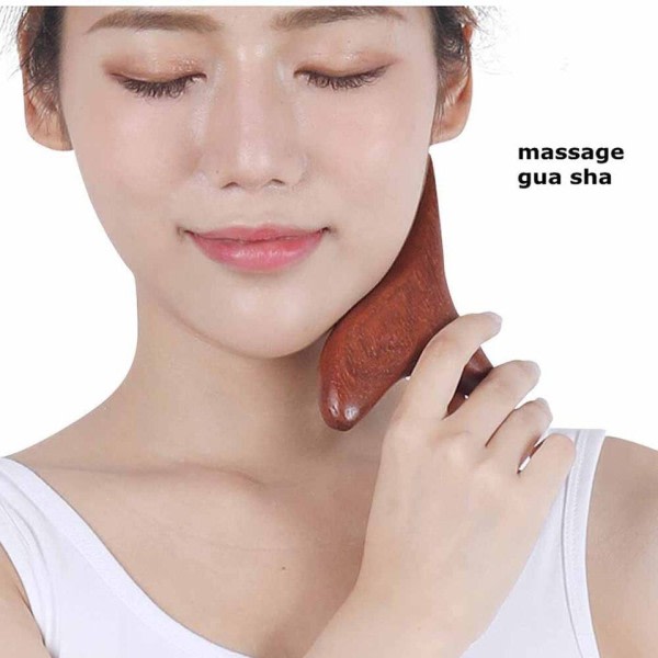 Træ Trigger Point Massage Gua Sha Værktøj Professionelt Lymphatic Drænage Værktøj