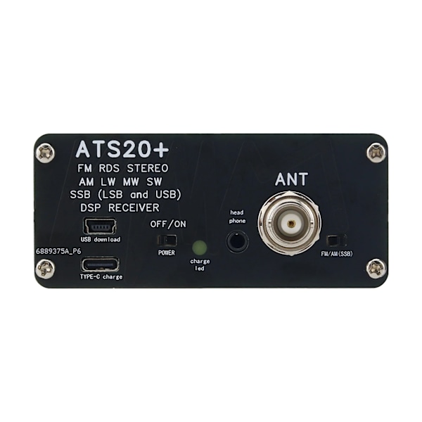 20 plus ATS20 V2 SI4732 Radio vastaanotin DSP SDR vastaanotin FM AM (MW ja SW) ja SSB (LSB ja USB)