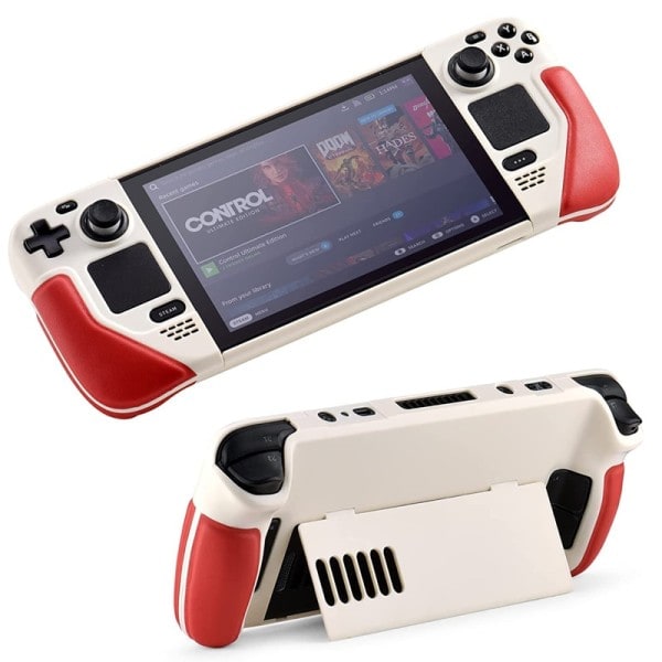 Full Beskyttelse Sklisikre Etuier for Steam Dekk Bracket Tpu Deksel med Flip Leather Grip Siste Populære Steam Dekk Tilbehør