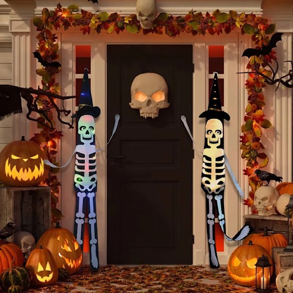 Halloween LED koristelu vilkkuva valo riippuva kallo kauhu kurpitsa lepakko
