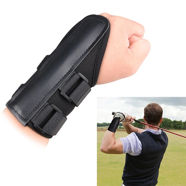 Golf Swing Wrist Brace Tränare Hjälp Korrekt Träning Swing Gest Alignment Wris Band Övningsverktyg