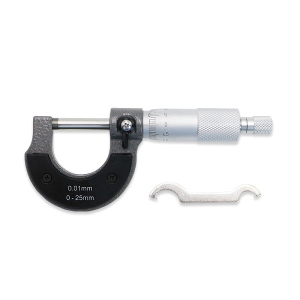 Præcis måler mikrometer 0-25 mm 0,01 mm udvendig metrisk skydelære mål mikrometer værktøj