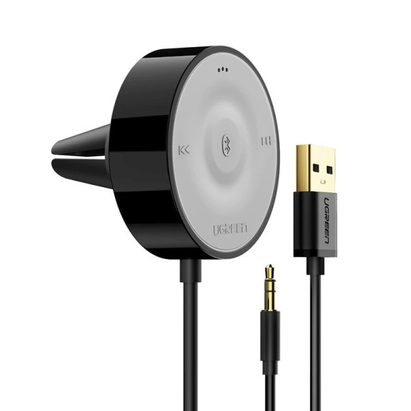 Bluetooth 5.0 Bil Kit Receiver aptX LL Trådlös 3.5 AUX adapter för bil högtalare USB Bluetooth 3.5mm jack