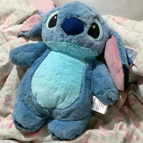 Stitch Plysch Hand Varm Flaska Mjuk Kawaii Angel Lotso Vinter Portabel Varm Vatten Flaskor