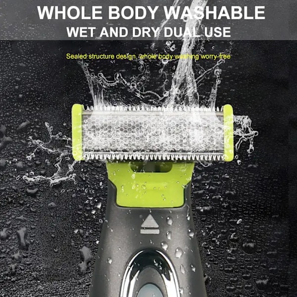 Bærbar Full Krop trimmer USB T Shaped Blade Razor