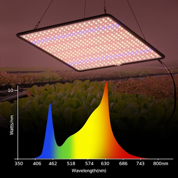 LED Grow Light Fuld Spectrum Phyto Lampe