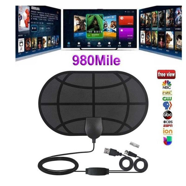 Antenn Multidirectional Förmåga Mini Hd Digital TV Antenn