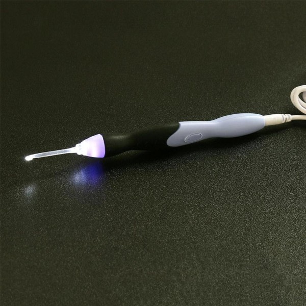 USB Light Up Virk Nålar Stick Nålar LED Sömnadsverktyg