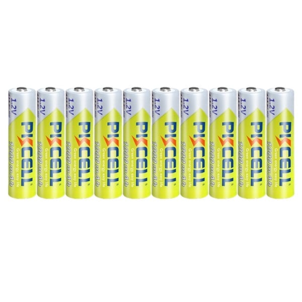 10 STK  1.2V NI-MH AAA Batteri 3A 1000MAH AAA Genopladeligt Batteri
