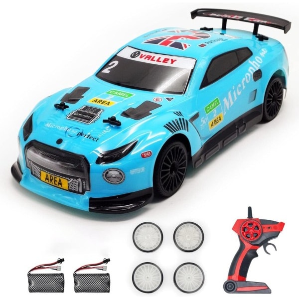 Rc Bil 1:14 4WD Fjernbetjening Biler GTR Sport Højhastighed Drift Radio Kontrol Drift Bil