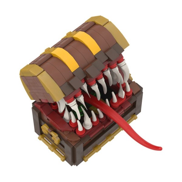 Treasure Mimic Chest Box Peli Figuurit Diabloed Final Fantasia Aarre Arkku Hirviö Lohikäärme Quested lelut