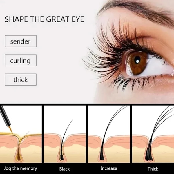 Ögonfrans serum snabb tillväxt behandling förlängning fransar kraftfull makeup tjockare fransar