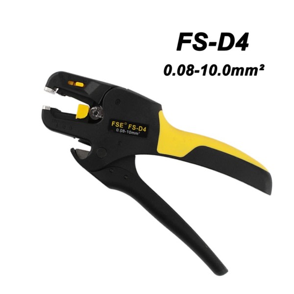 Tråd avdragare Verktyg avisolering tång automatisk 0,08-10mm2 28-8AWG kutter kabel sax
