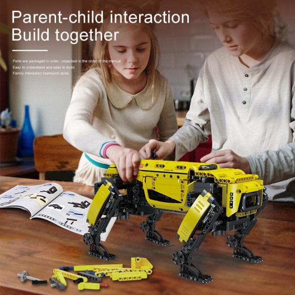 Tekninen Robotti lelut RC Moottoroitu Boston Dynamics Big Dog Malli AlphaDog Boilding Blocks Bricks lelut lapsille