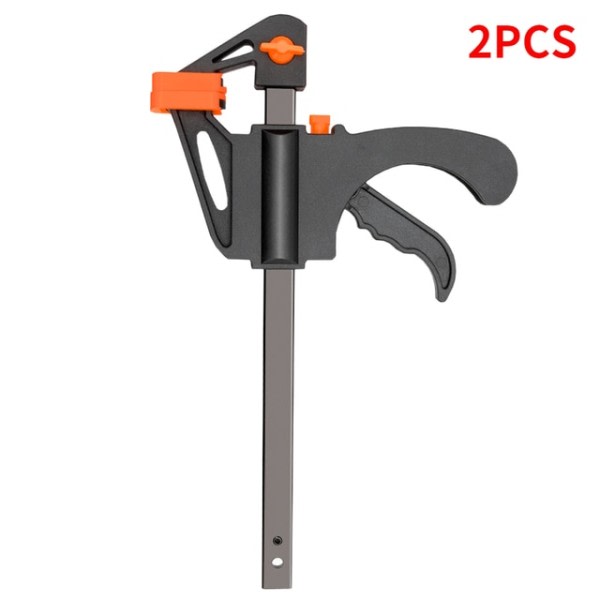 Træbearbejdning Work Bar Clamp Clip Kit 4 Tommer Quick Ratchet Release Speed Squeeze Hand Treworking Tools