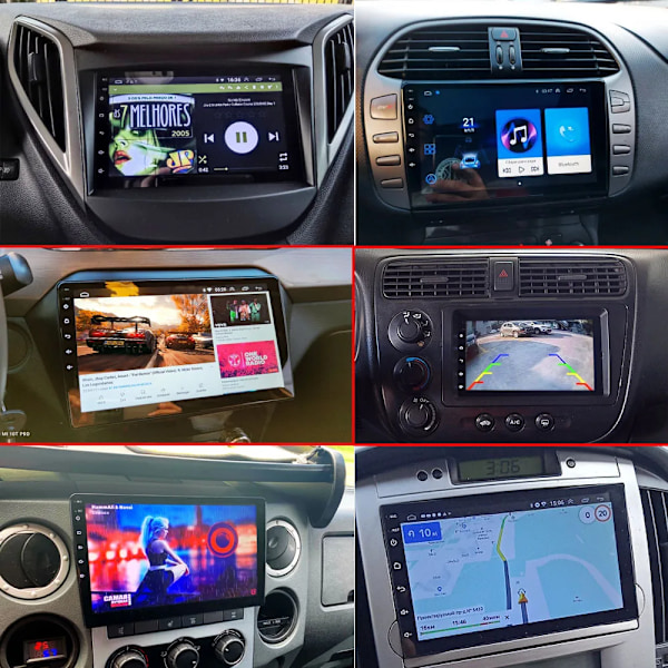2 Din Universaali Stereo WIFI GPS Multimedia soitin