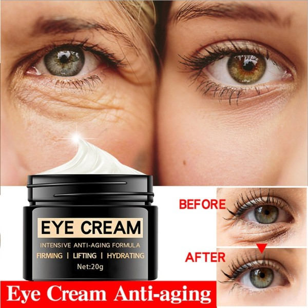 20g PRETTYCOME Eye Cream Lifting Firming Anti Høvelser Retinol Rynke Massage  Mørk Cirkel Lysere