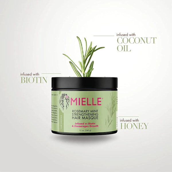 Sett 4 Mielle Organics Mielle Rosemary Mint Samling Sett Med Leave I balsam Hår pleie