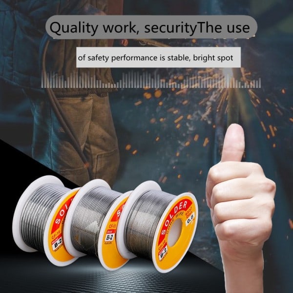 NY FLUX 2,0% 45FT Tin Bly Tin Tråd Smelte Rosin Kerne Lodning Lodning Wire Rulle No-clean 1stk