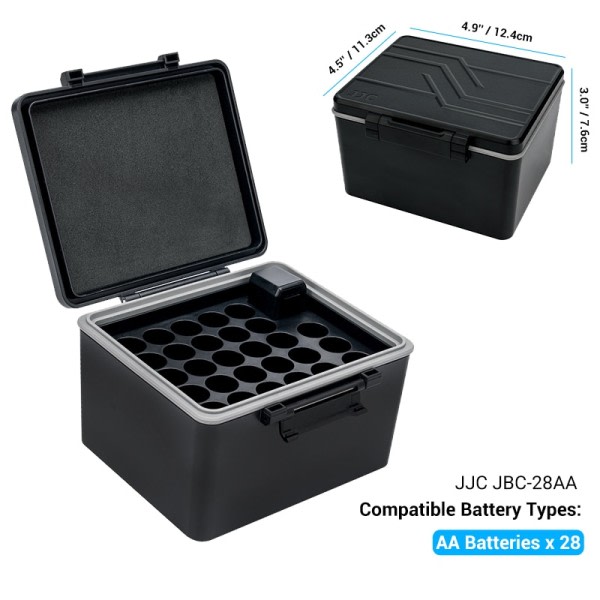 Multi Slots 18650 Container AA AAA Batteri Case Hållare med Batterier Tester Vattentät Batteri Förvaring Låda