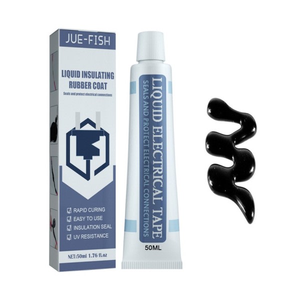 50ml Væske Isolerende Tape Reparation Gummi Elektrisk Wire Kabel Coat Fix Line Lim
