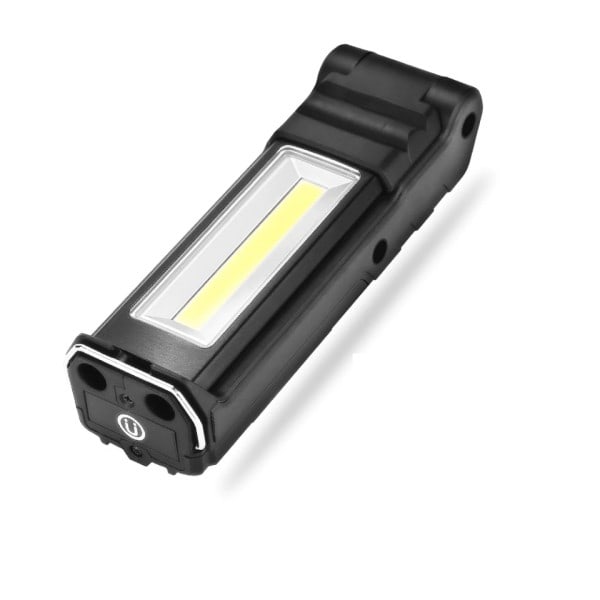 LED ficklampa + COB Arbete Ljus Med Magnetisk USB Uppladdningsbar Inbyggt Batteri Set Multi Funktion Foldning Ficklampa