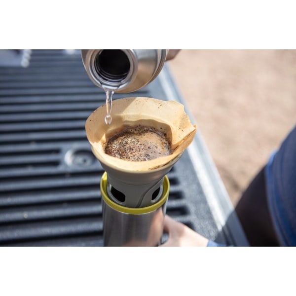 Kaffe kande bærbar dryp kaffemaskine med 10 kegle papir filter rustfrit stål hæld over kaffe brygger