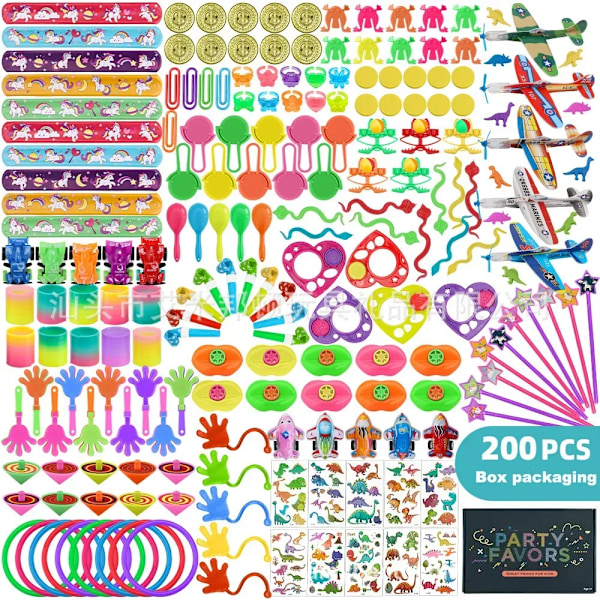 300 bitar Party Favors Leksak Sortiment Giveaway Pinata Filler Bulk Leksaker