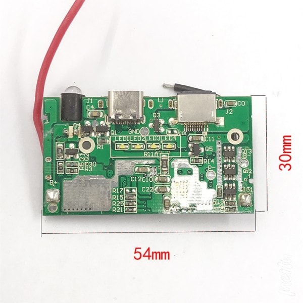 Dubbel USB Typ-c QC 3.0 Snabb laddning kort snabb laddare modul