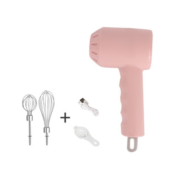 Trådlös bärbar elektrisk mat mixer hand mixer 3 hastigheter hög effekt deg mixer