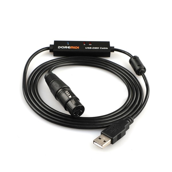 USB DMX/RDM kaapeli ilmaisin magneettinen rengas suoja USB2.0 Full Speed sovitin