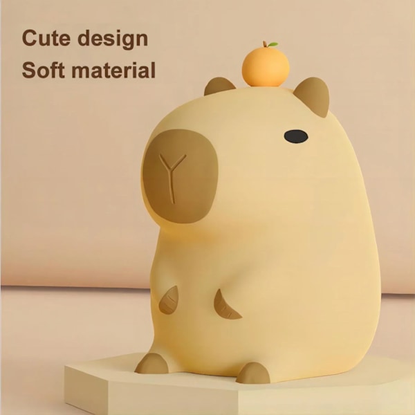 3D Lampe Sød Anime Silicone Nat Lys Touch Control USB Genopladelig Timing Dæmpning Søvn Nat Lampe