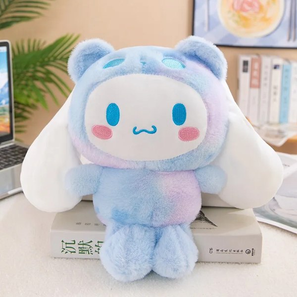 Kawaii 25cm Jade Hund Kuromi Kläding Docka Docka Plysch Leksaks Koppade Djur Patung Dockor