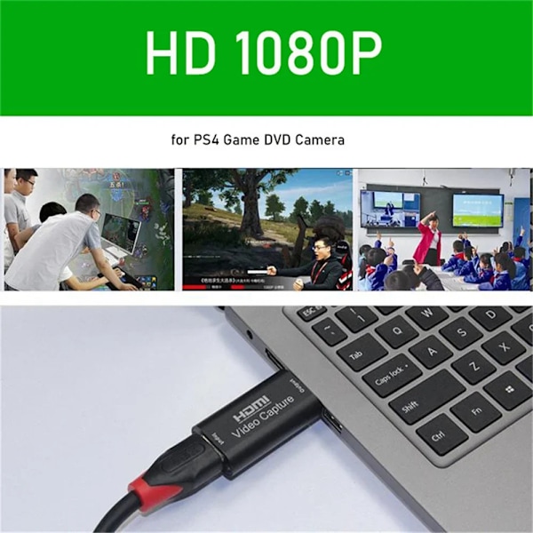 4K HDMI-kompatibel Video Capture Card Streaming Board Capture USB 2.0 1080P Card Grabber Recorder Box