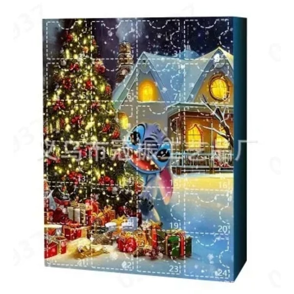 Advent Kalender Anime Figur Lilo & Stitch Mickey Mouse børn Jule gave æske