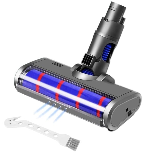 Soft Roller Cleaner Hoved til Dyson Trådløs Støvsuger Cleaner Fitness med LED Forlygte