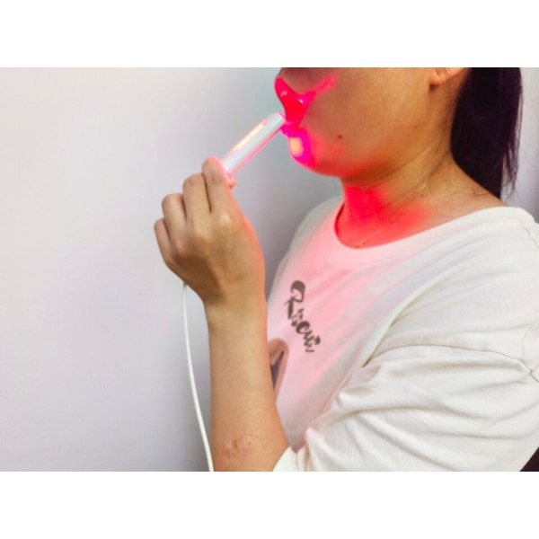 LED Ljus Handhållen tandvård Rött Ljus Infrarött Behandling Oral Sår Ficklampa  Främja Hud läkning Grow Kit