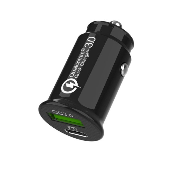 USB Bil Oplader Hurtig Opladning PD QC3.0 FCP AFC Type C 18W Hurtig Bil USB Oplader