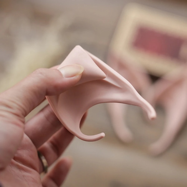 Mystisk engel alveører latex ører for fe cosplay kostyme tilbehør