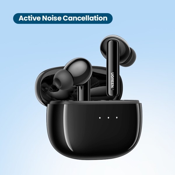 Trådlöst TWS Bluetooth 5.2 Hörlurar Headset Active Noise Cancellation, in-Ear Mics