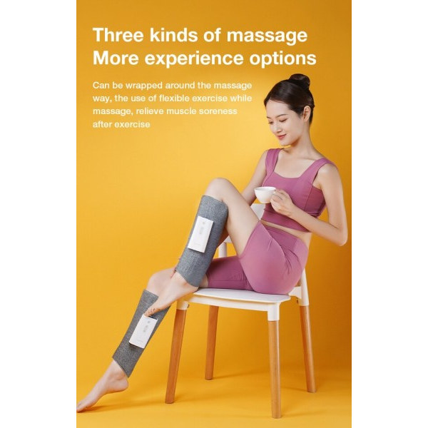Elektrisk Ben Massager Val Muskel Massage Maskin Med Pneumatisk Kompression Värme Vibrator