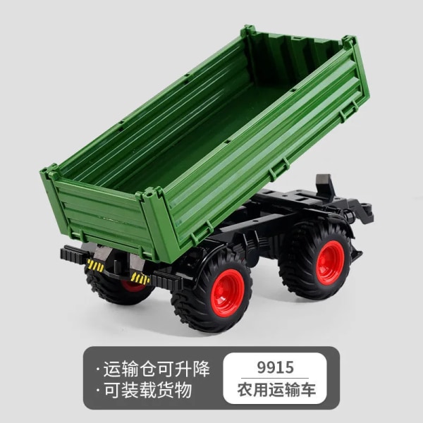 Traktori lelu auto malli perävaunu ja varusteet simulaatio lapset's viljelijä auto