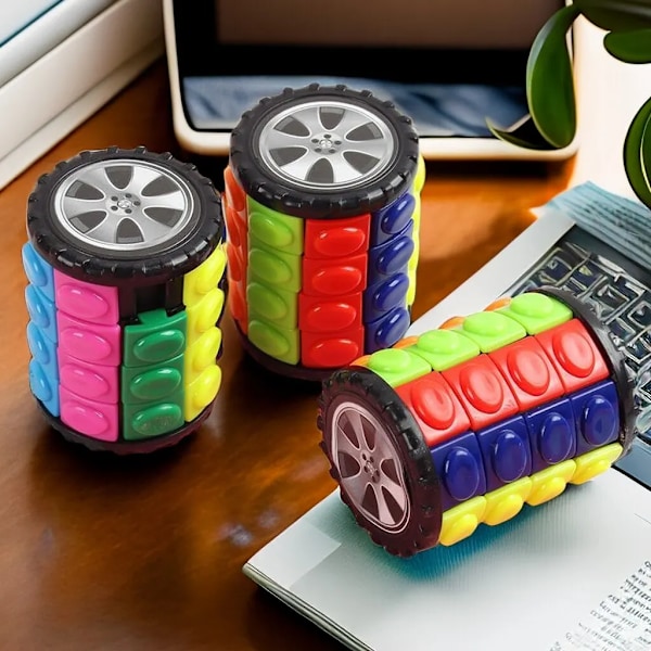 Cube Majs Shape 3D Magic Tower Utveckla Intelligens med Rubik's Cube Dekompression Toy